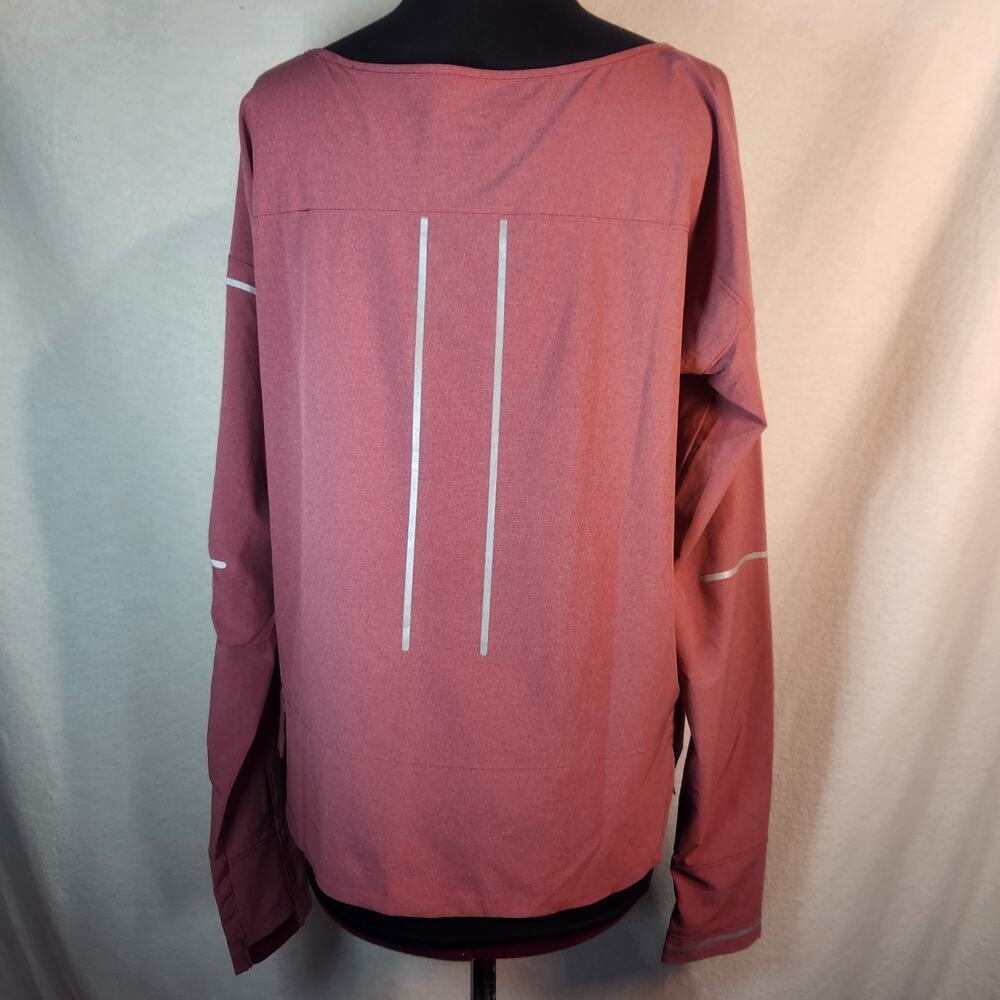 Asics D1 L Long Sleeve Rose Polyester/Spandex Women Running‎ Active Athletic Top - Picture 2 of 10
